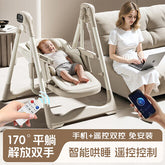 SereneSteps 3-in-1 Smart Electric Baby Swing & High Chair | Bluetooth Music, Remote Control & Foldable Design