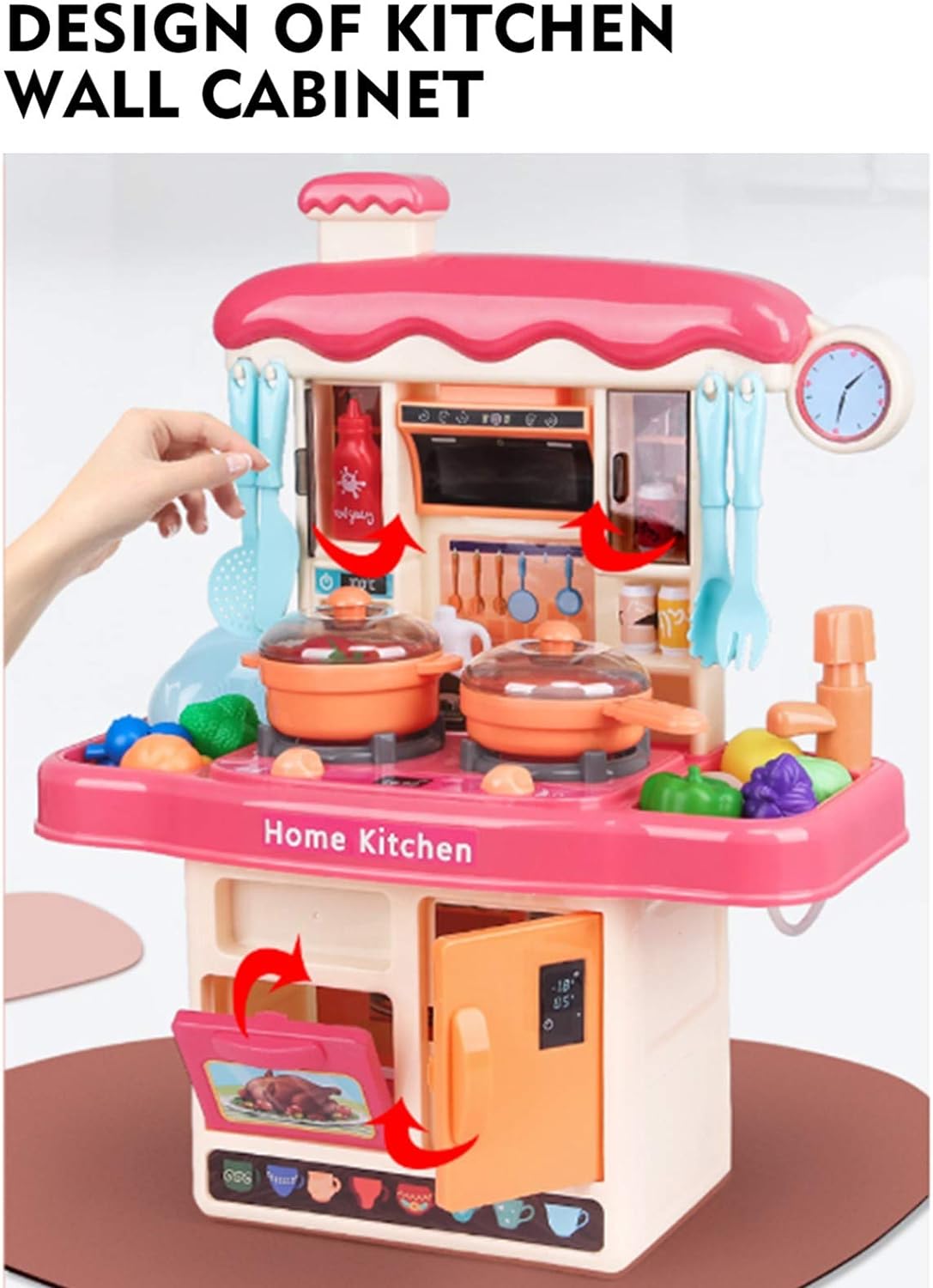 32 Piece DIY Kitchen play house for Girls - KidoKraze