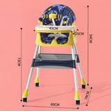 Convertible Station with Interactive Toy Bar & Locking Wheels
