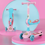 Baby Kids Scooty wheel outdoor 3 wheels 2 in 1 kick and foot scooty