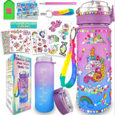 Product Title: DIY Unicorn Water Bottle Decoration Kit for Girls STEM Art and Craft Set with Rhinestone Stickers