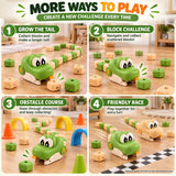 KidoKraze remote control snake toy for kids, flexible green plastic snake with remote control visible in the image