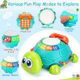 Musical Turtle Phone Toy – Interactive Learning Toy for Babies