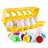 Matching Eggs Color Recognition & Shape 12 Pieces