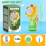 Sunflower Automatic Electric Bubble Gun Machine Toy for Kids