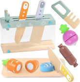 Mini Wooden Kitchen Accessories Play Set