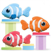 Interactive Wind-Up Clownfish Toy Set for kids