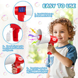 Multifunctional Megaphone Bubble Blower Toy with Voice Recorder & Music