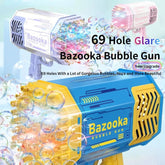 Automatic Cell Operated Bubble Machine Gun 69 Holes - KidoKraze