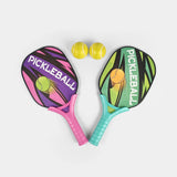2-Player Kids Pickleball Game Set Lightweight Paddles & Balls