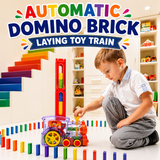 Electric Domino Train Set Automatic Laying Dominoes Brick Blocks