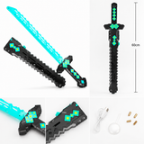 Gold Diamond Colorful Light Sword