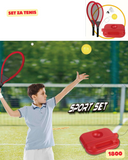 3-in-1 Kids Outdoor Sport Set - Tennis and Badminton Trainer