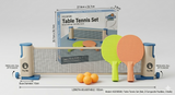 Complete Portable Retractable Table Tennis Set for kids