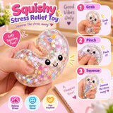 Viral Dumpling Glitter Squishy-Pack of 1