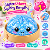 Viral Dumpling Glitter Squishy-Pack of 1