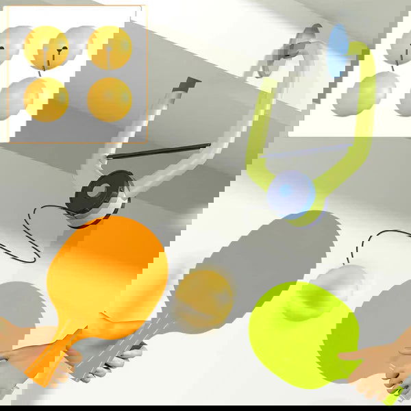 INDOOR HANGING TABLE TENNIS TRAINER - KidoKraze