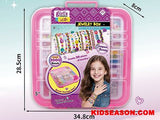 DIY Ultimate Friendship Bracelet Maker Kit - 3000+ Beads & Charms