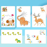 Kids Finger Painting Doodle Coloring Book - KidoKraze