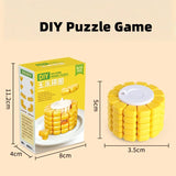 Creative DIY Corn Kernel 3D Puzzle Game