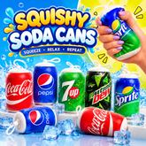 Squeeze Drinks Squishy Can Stress Toy-Pack of 1