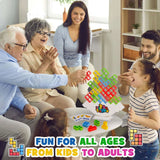Tetra Tower Balance Stacking Building Blocks Game - KidoKraze
