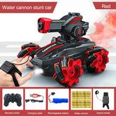 Water Balls Bomb Fire RC Tank with Light Sound & Smoke - KidoKraze