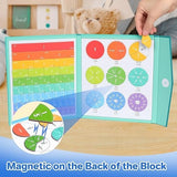Magnetic Fraction Book Learning Toys for Kids