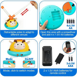 2-in-1 Musical Jump & Ring Toss Game Set for Kids