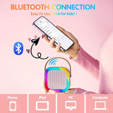 K12 Mini Wireless Mic Speaker with RGB Lights
