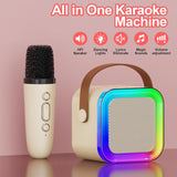 K12 Mini Wireless Mic Speaker with RGB Lights