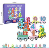 Magnetic Digital Number Train Toy For Kids