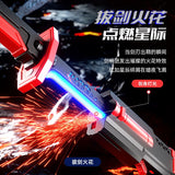 Led Laser Sword Toy With Spark Smoke