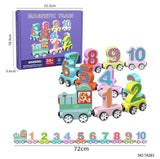 Magnetic Digital Number Train Toy For Kids