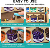 Wooden Magnetic Color Counting Sorting Maze - KidoKraze