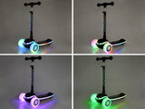 Premium Foldable 3-Wheel Kids Scooter with Multi-Zone LED Lights
