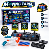 KidoKraze moving electronic scoring target toy set with colorful targets and electronic scoring display for kids' active play