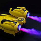 Kids Rocket Spray Scooter with LED Music & Jet Mist"