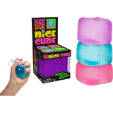 KidoKraze Nee Doh Nice Cube sensory squeeze stress toy in vibrant colors, designed for stress relief and sensory play.