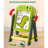 Art Easel Dual Sided Magnetic Drawing Board-24pcs