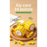 Creative DIY Corn Kernel 3D Puzzle Game