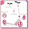 LuminaGlide Pro | Foldable LED Kick Scooter with Dual Braking System