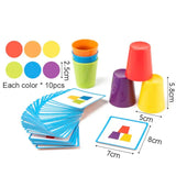 Colour Classification Stacking Cup Game – Pattern Matching