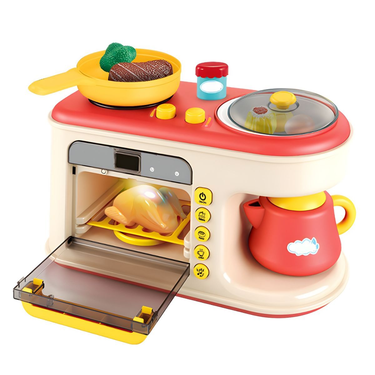 Kids Pretend Play Breakfast Cooking Machine