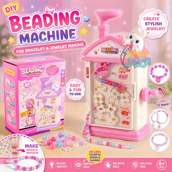 DIY Beading Machine Jewellery & Bracelet Making Kit for Kids
