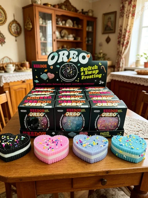 Cookie Sandwich Squishy Fidget Toy for Kids