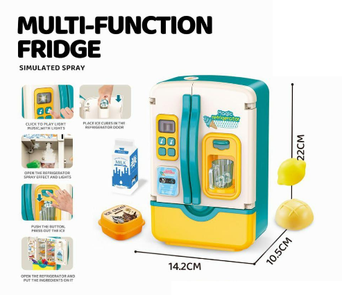 39Pcs Multi-functional Pretend Fridge