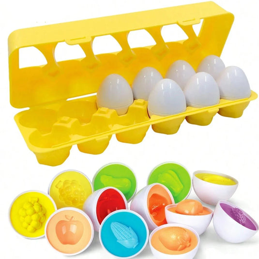 Montessori Smart Eggs Puzzle Matching