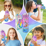 Product Title: DIY Unicorn Water Bottle Decoration Kit for Girls STEM Art and Craft Set with Rhinestone Stickers