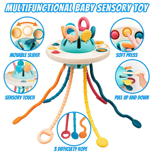Montessori Sensory Pull String Toy